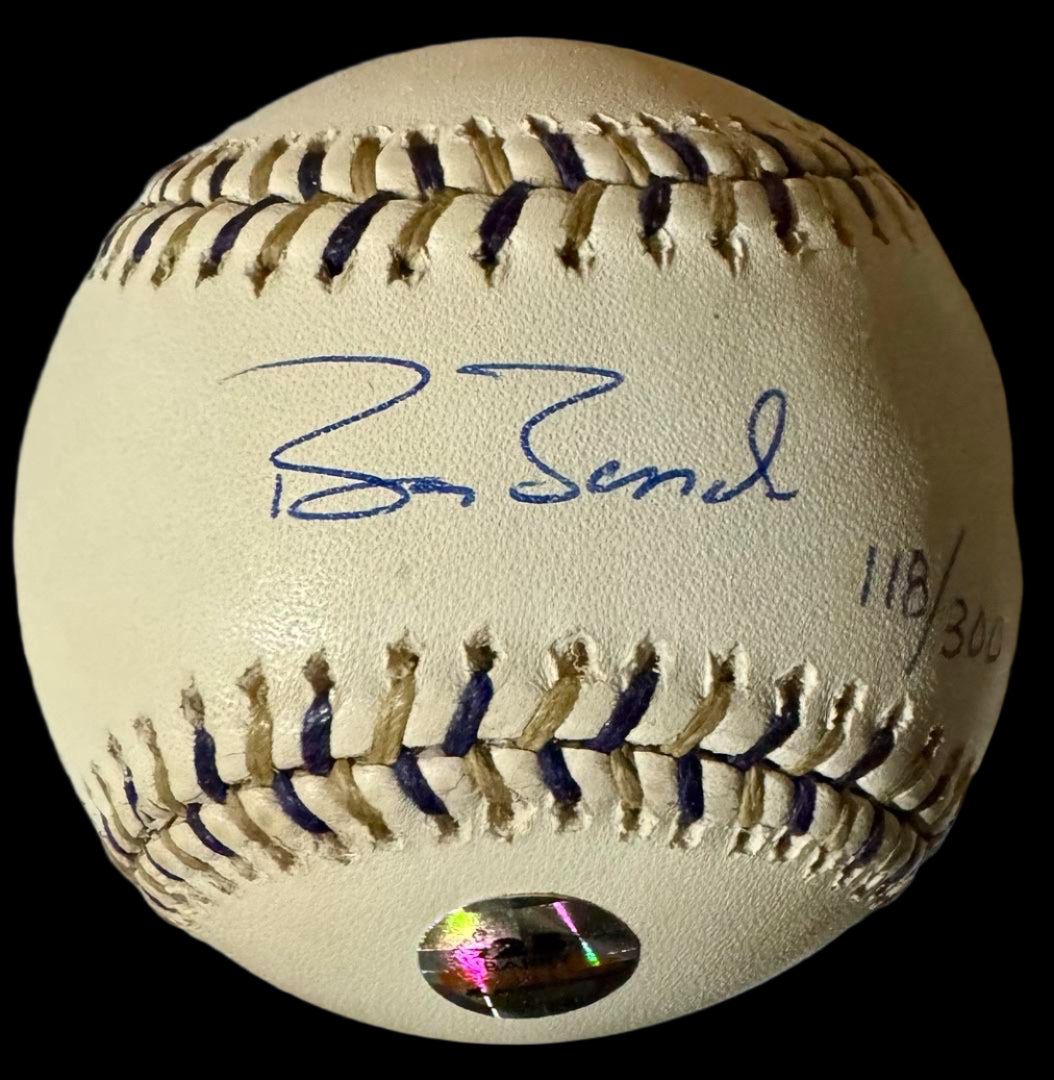 Barry Bonds autographed baseball - Barry Bonds Certification - limited edition 118/300